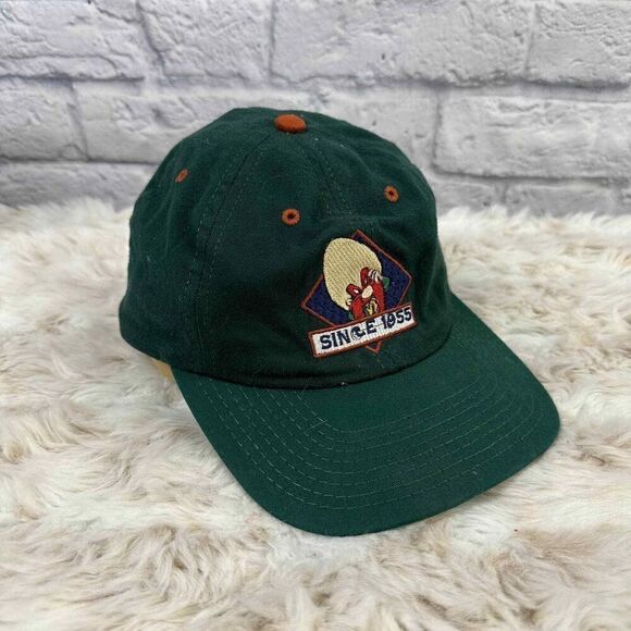 Vintage Acme Clothing Hat Yosemite Sam Green Baseball Cap Embroidered - Picture 1 of 7
